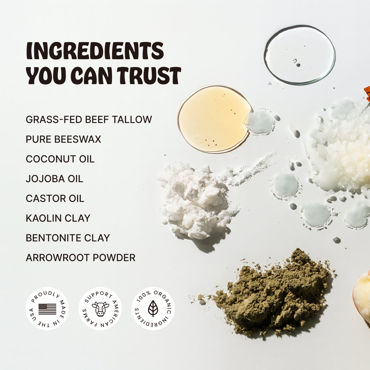 Tallow Hair Clay