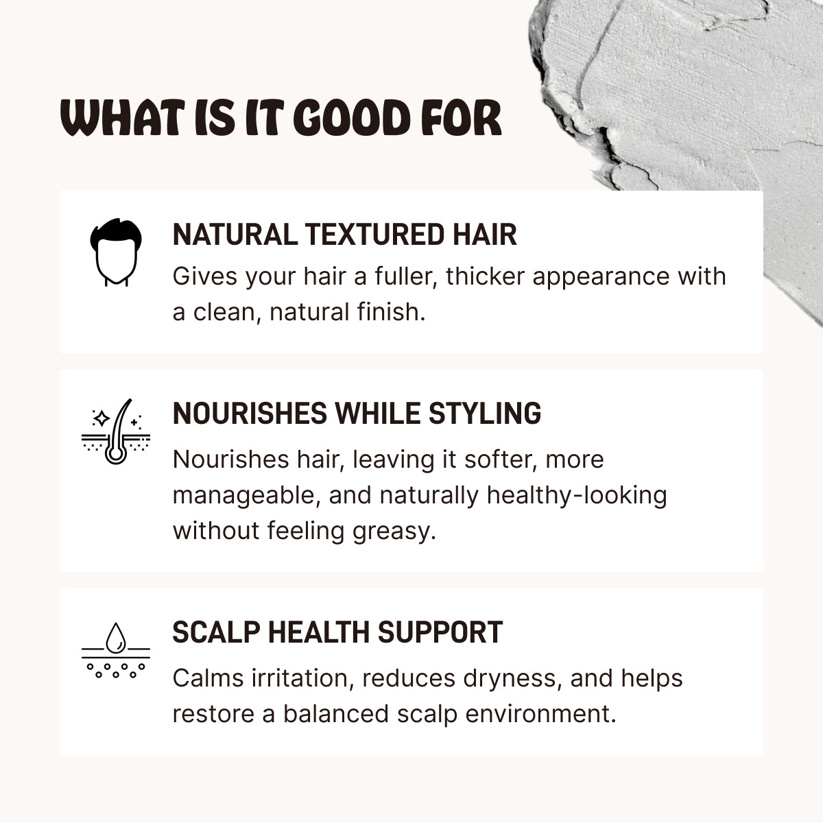 Tallow Hair Clay