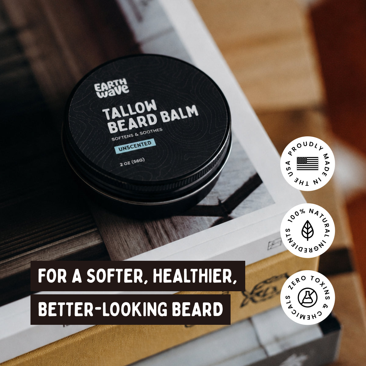 Tallow Beard Balm Unscented