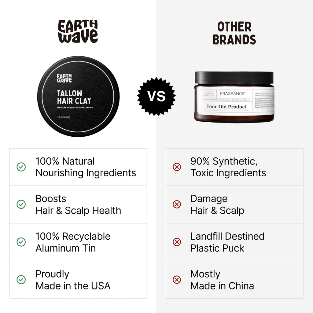 Tallow Hair Clay