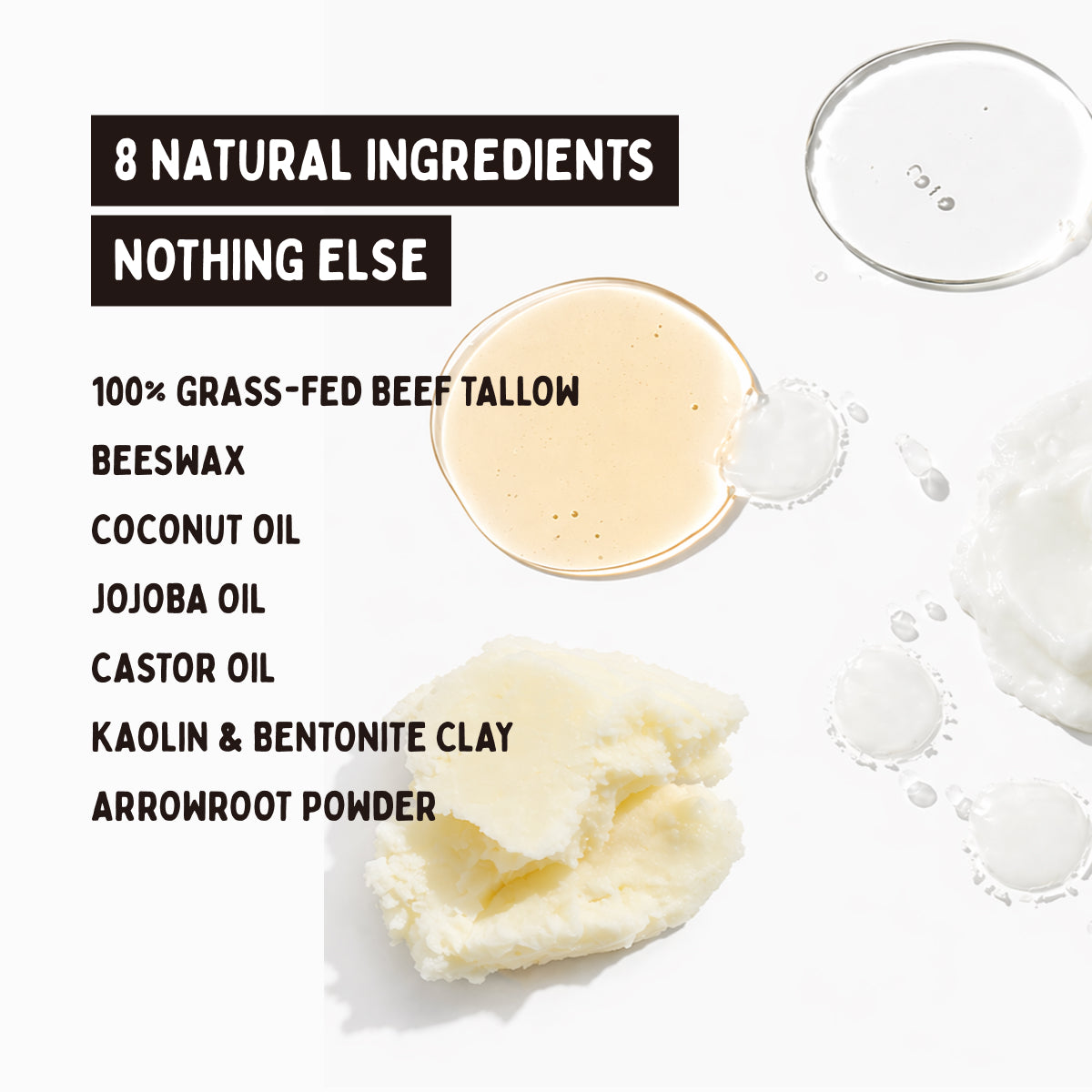 Tallow Hair Clay
