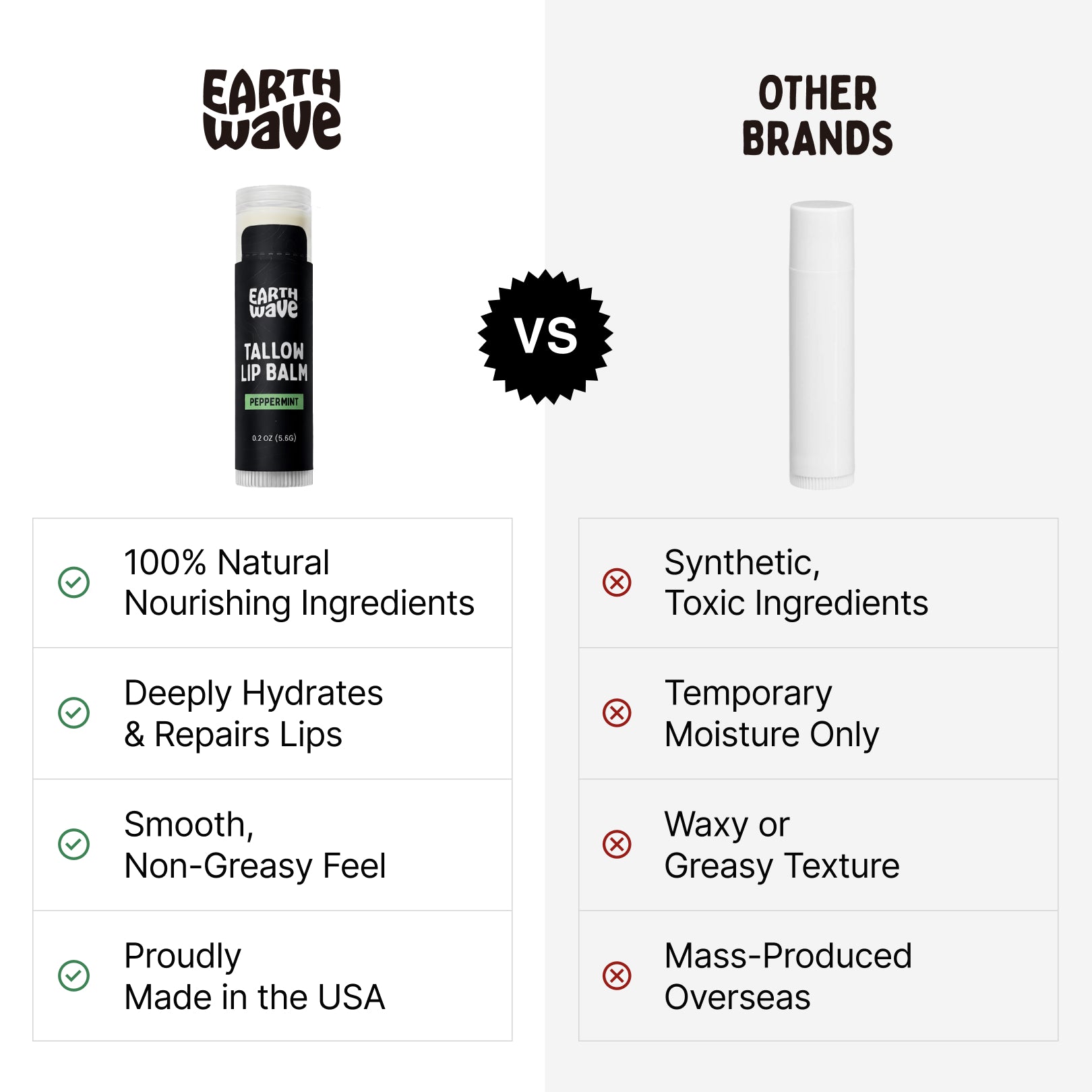 Tallow Lip Balm Peppermint