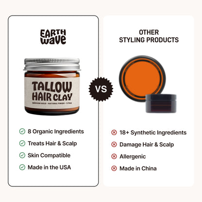 Tallow Hair Clay